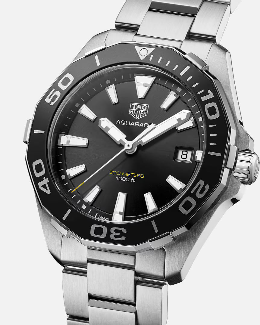 TAG Heuer Aquaracer Quartz 41mm Steel - Zeuskicks