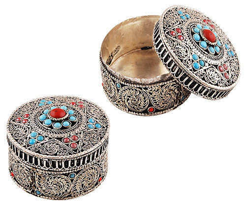 61.4gram Coral, Turquoise Metal Handicrafts - RW50660000-14
