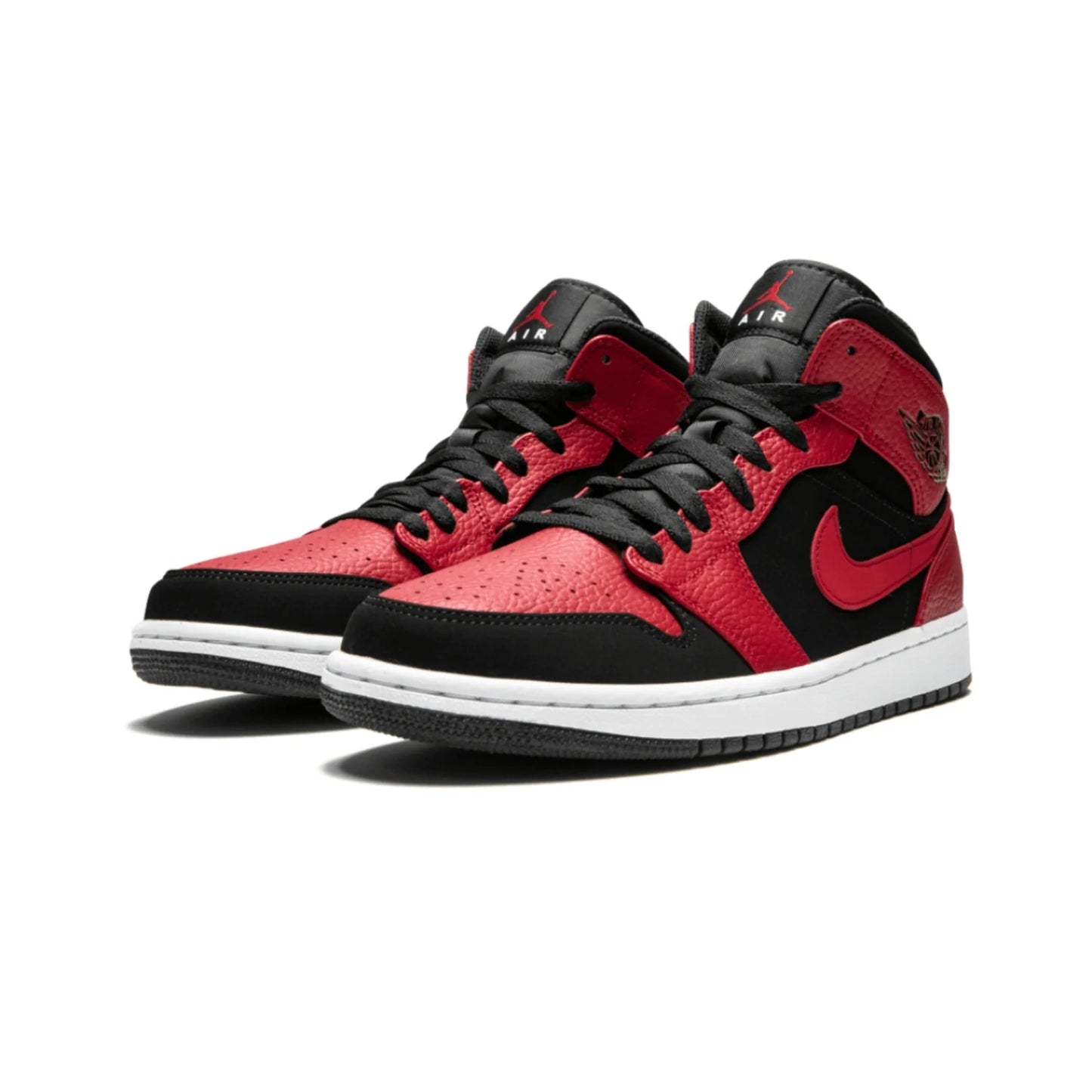 Nike Air Jordans 1 Mid Gym Red Black White Rouge Gym/Reverse Red