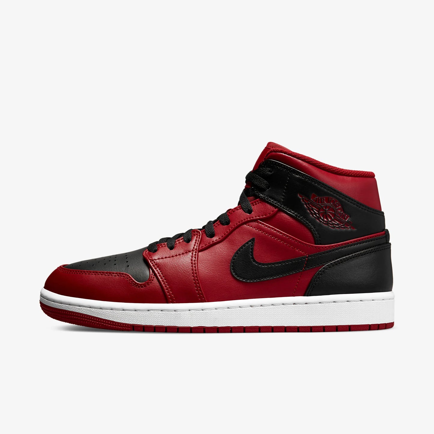 Nike Air Jordans 1 Mid Gym Red Black White Rouge Gym/Reverse Red