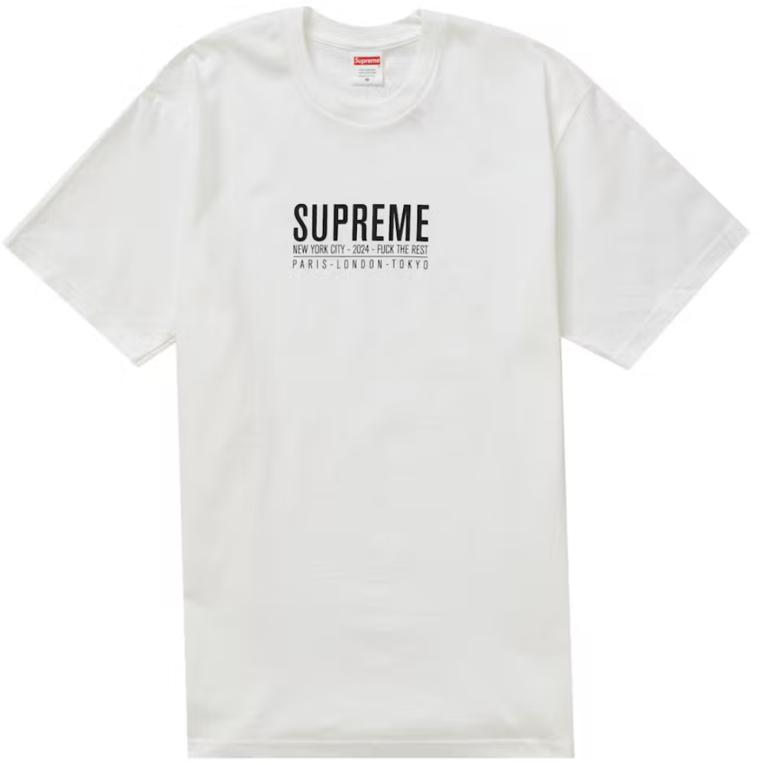 SUPREME PARIS TEE WHITE by SUPREME