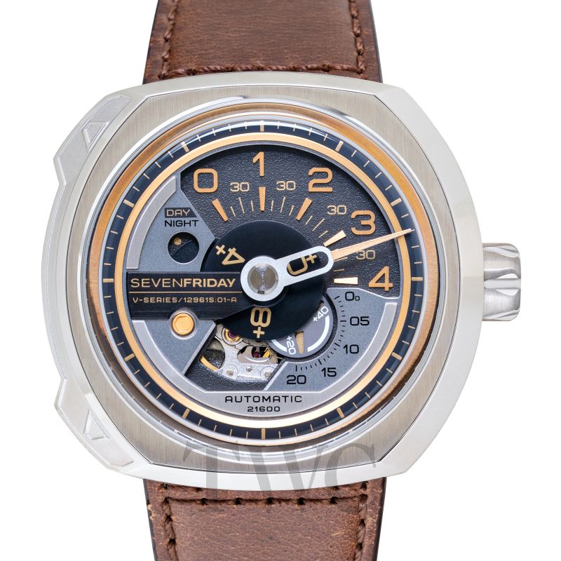Men’s SevenFriday V2/01 V-Series Automatic Skeleton Watch - Zeuskicks