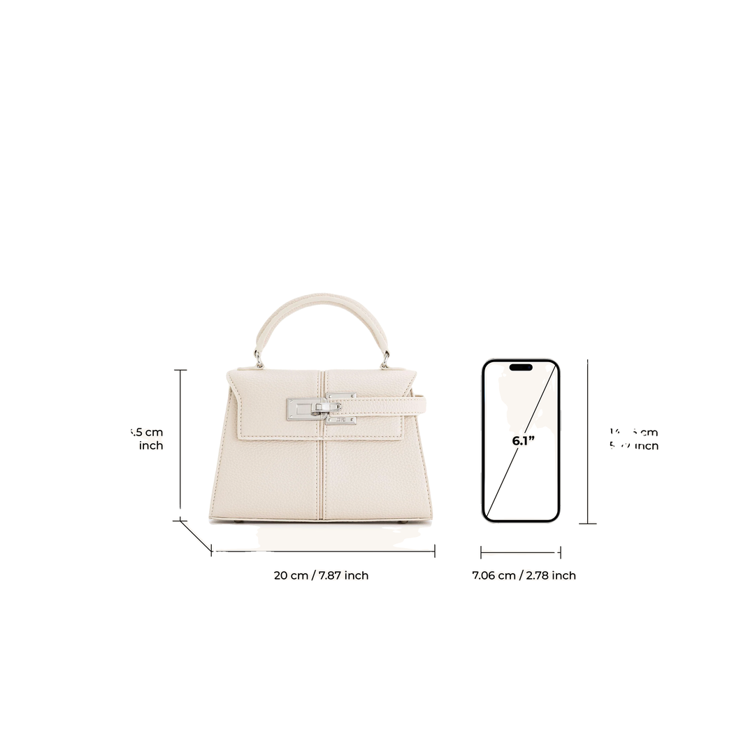 JW PEI Elise Top Handle Bag - White by JW PEI