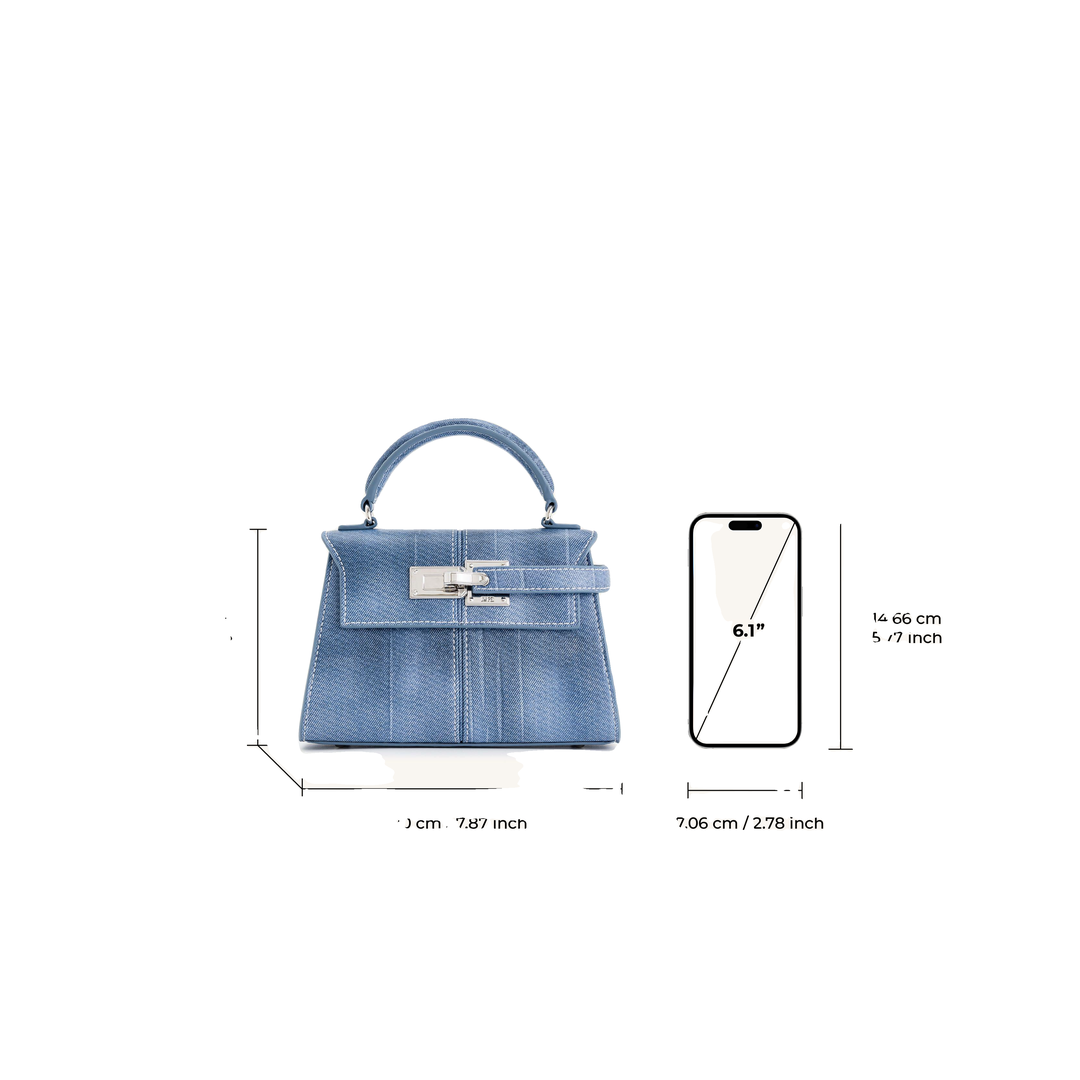JW PEI Elise Top Handle Bag - Blue by JW PEI