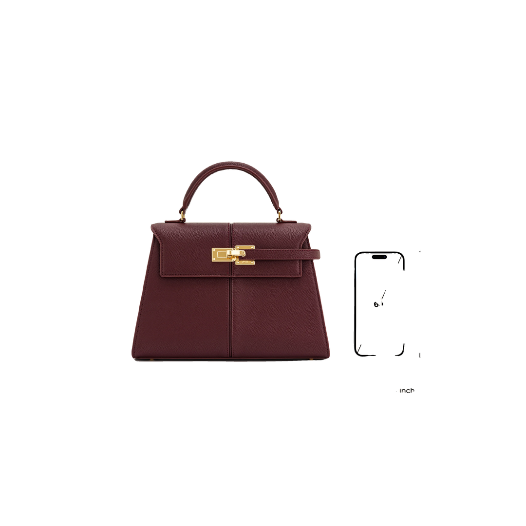 JW PEI Elise Large Top Handle Bag - Claret by JW PEI