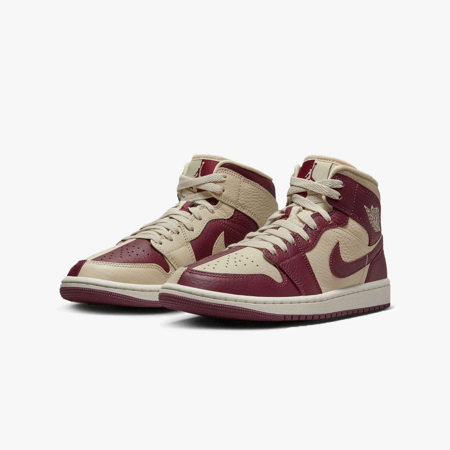 Air Jordan 1 Mid Se Beach/Cherrywood Red-Sao