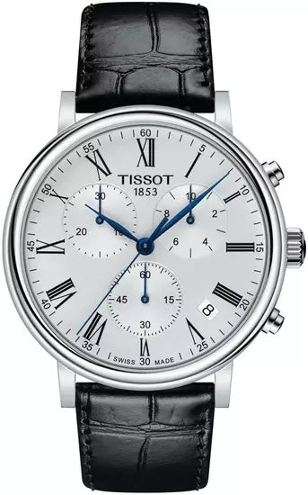Men’s Tissot Carson Premium Chronograph T122.417.16.033.00 Quartz Watch - Zeuskicks