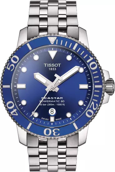 Men’s Tissot Seastar 1000 Powermatic 80 T120.407.11.041.00 Automatic Watch - Zeuskicks