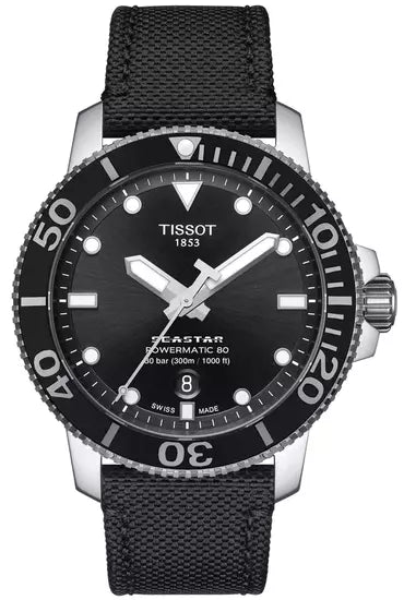 Men’s Tissot Seastar 1000 Powermatic 80 T120.407.17.051.00 Automatic Watch - Zeuskicks