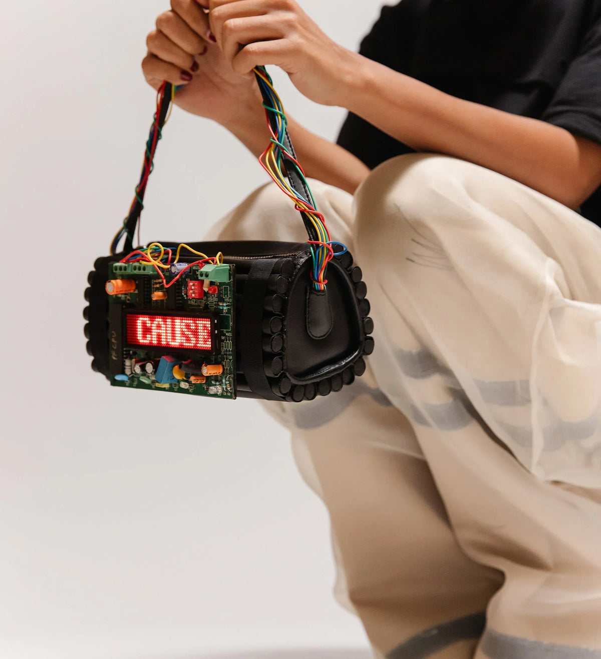 Time Bomb' Vegan Leather Hand Bag by Cause & Effect