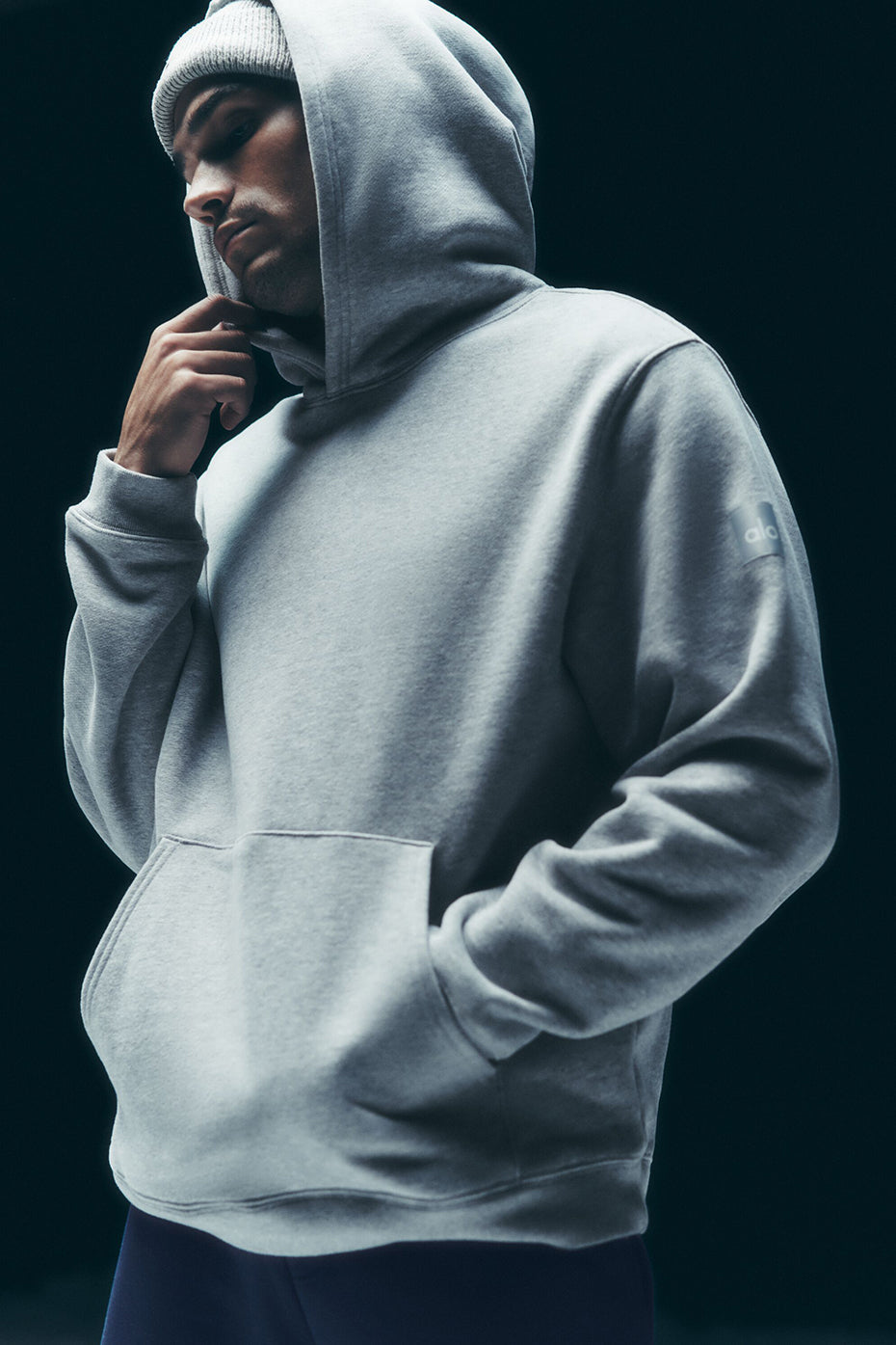 Renown Heavy Weight Hoodie - Athletic Heather Grey (MENSU3013R)