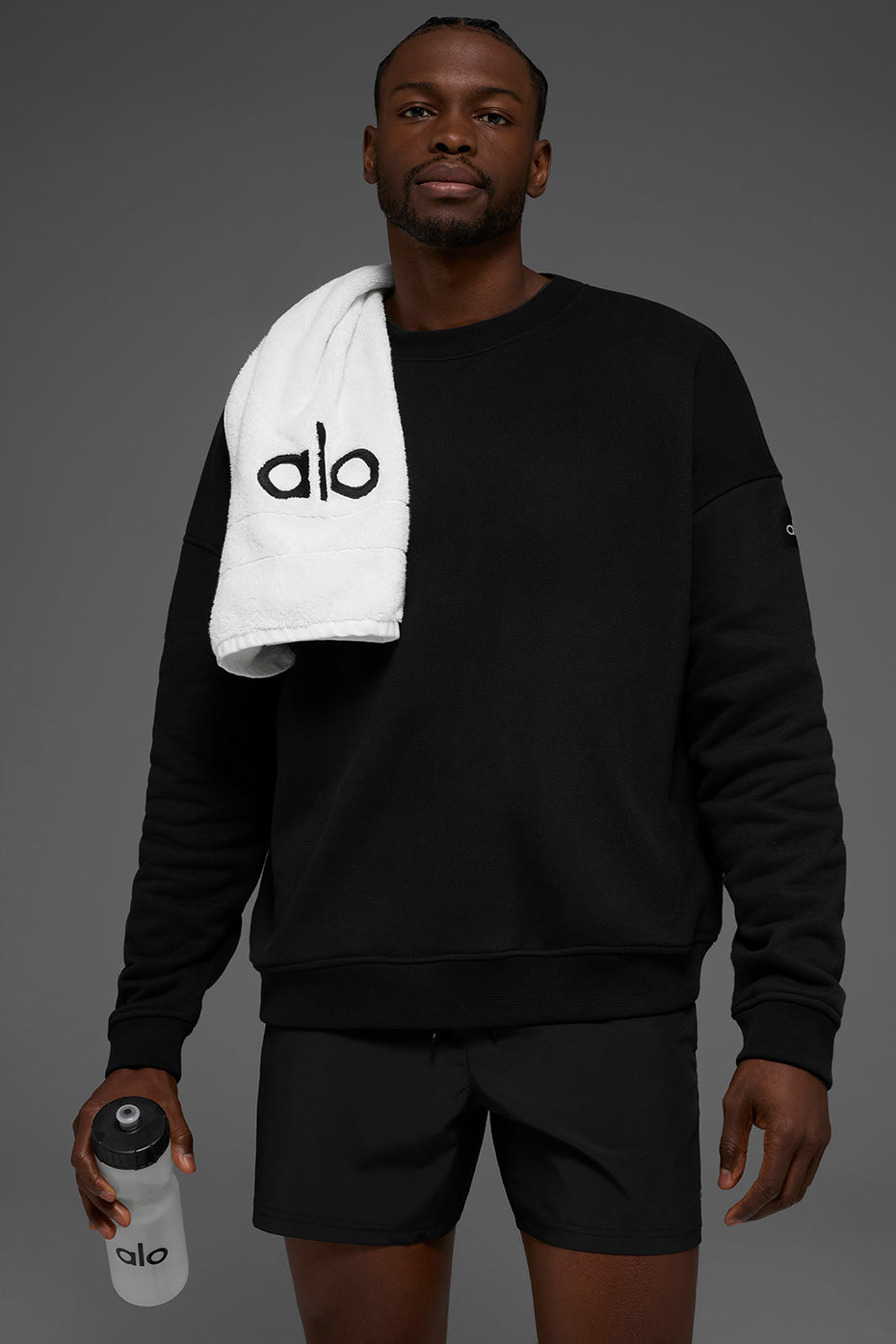 Renown Heavy Weight Crew Neck Pullover - Black (MENSU3014R)