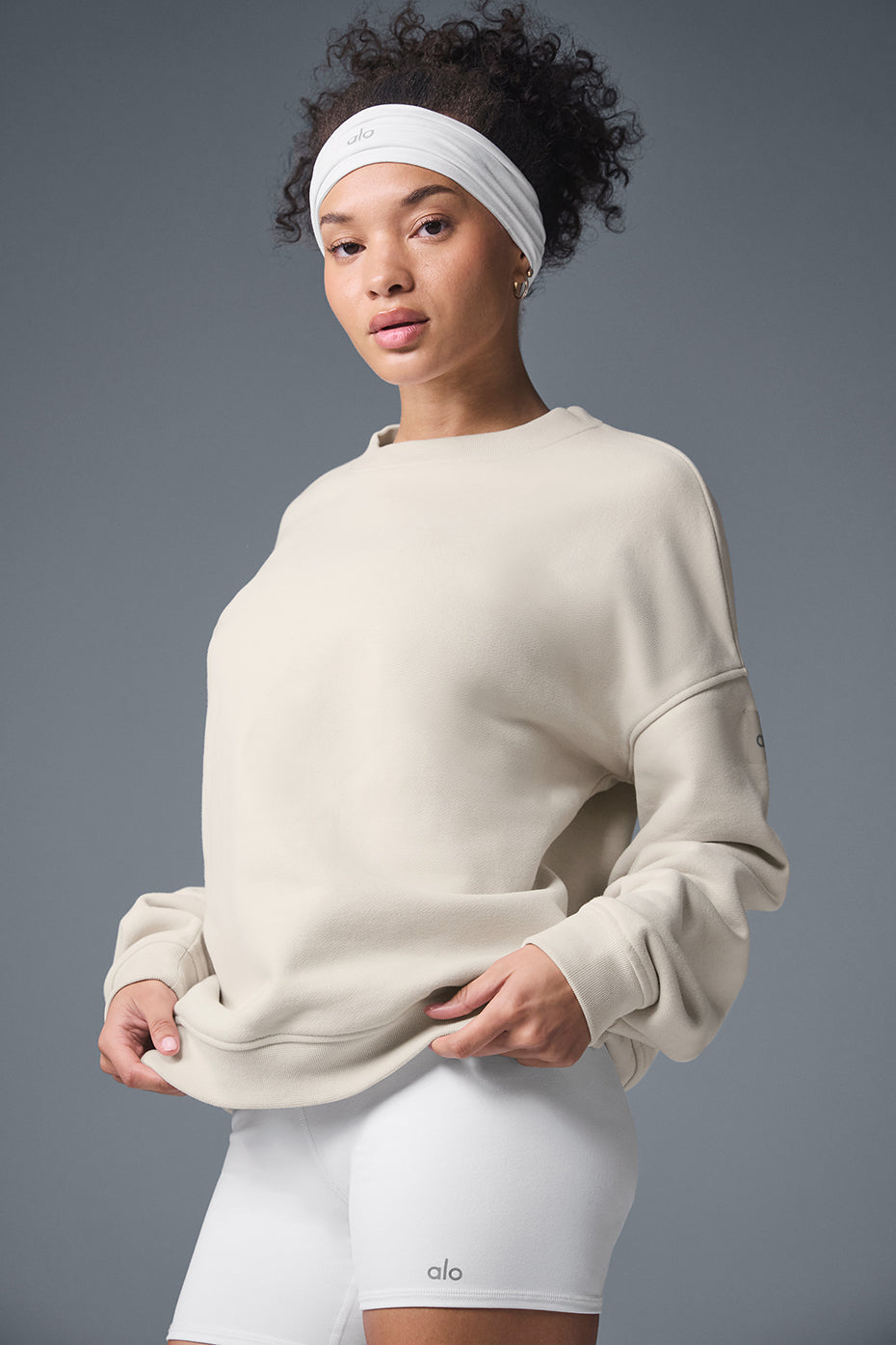 Renown Heavy Weight Crew Neck Pullover - Bone (U3014R)