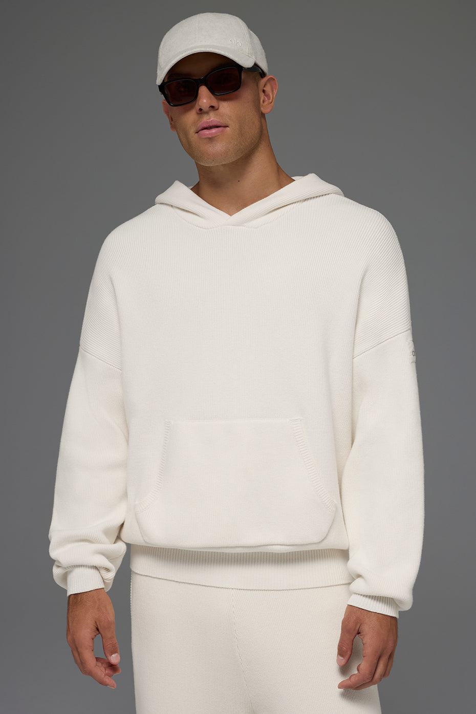 Scholar Hooded Sweater - Ivory (MENSU3026R)