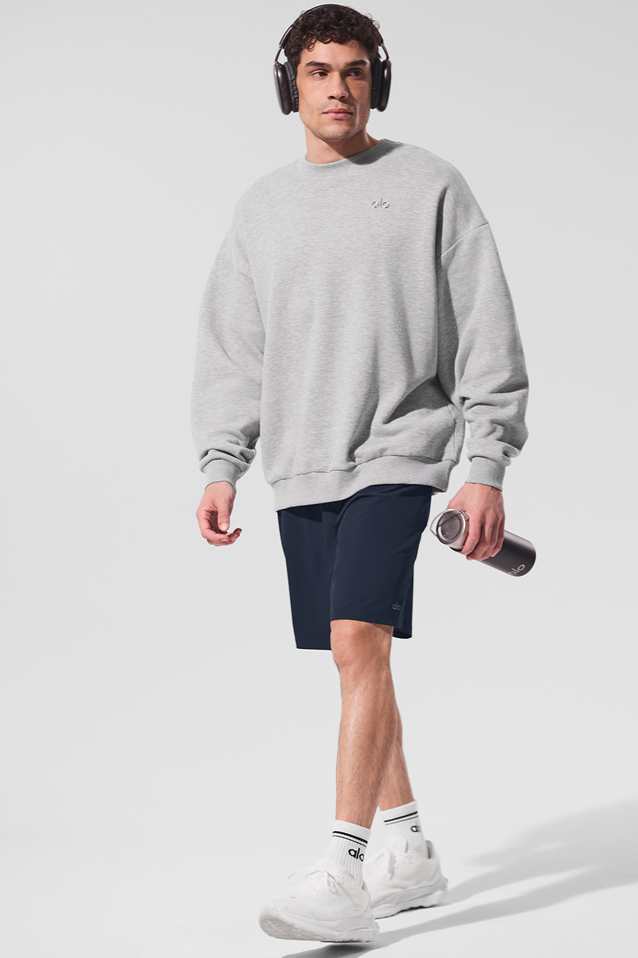 Accolade Crew Neck Pullover - Athletic Heather Grey (MENSU3031RG)
