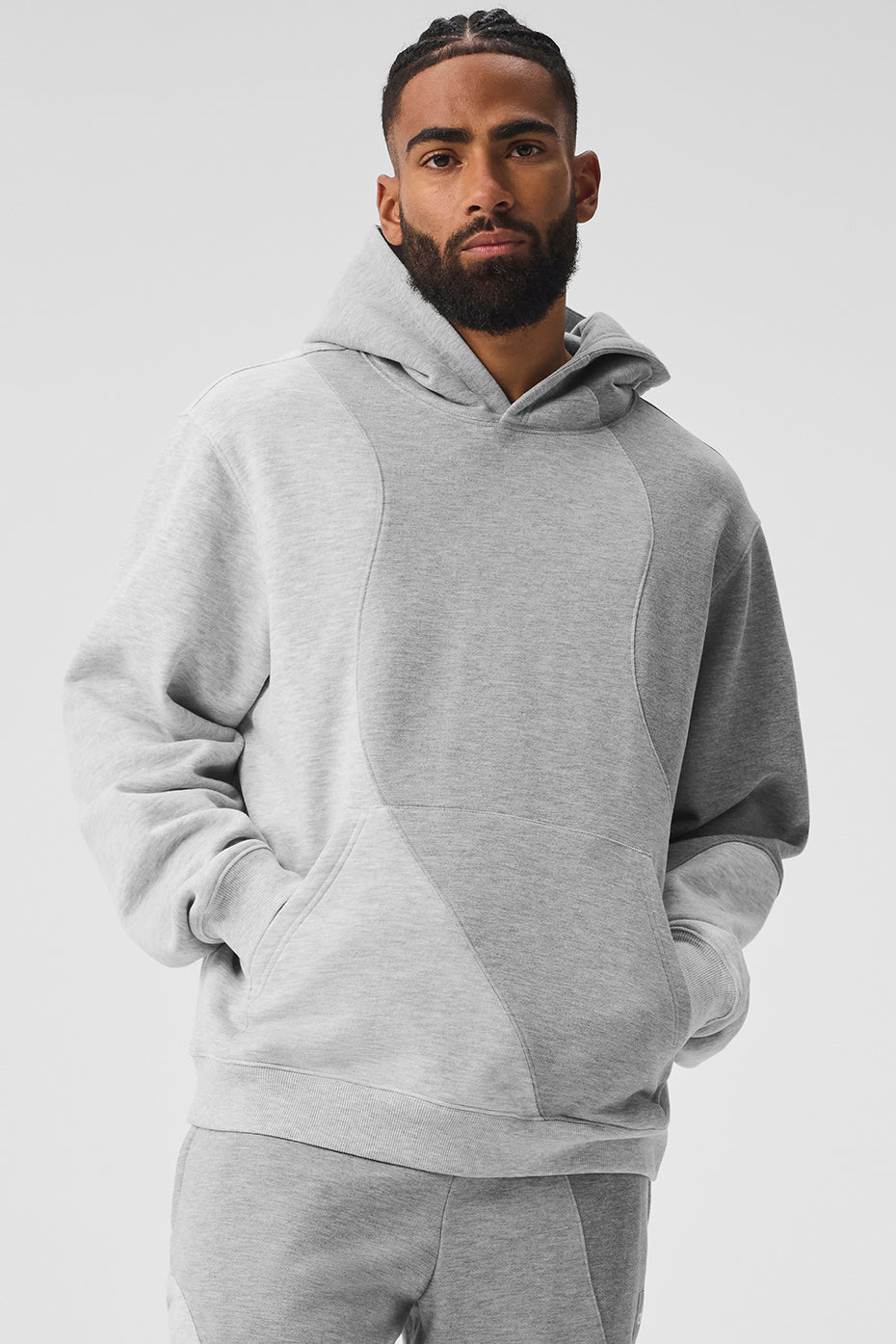 Make Waves Hoodie - Athletic Heather Grey Tonal (MENSU3039R)