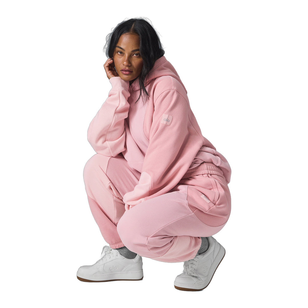 alo Make Waves Hoodie - Sunset Pink Tonal by Alo Yoga