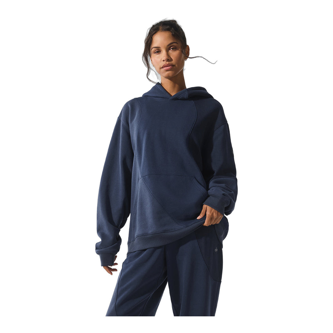 alo Make Waves Hoodie - Navy Tonal by Alo Yoga
