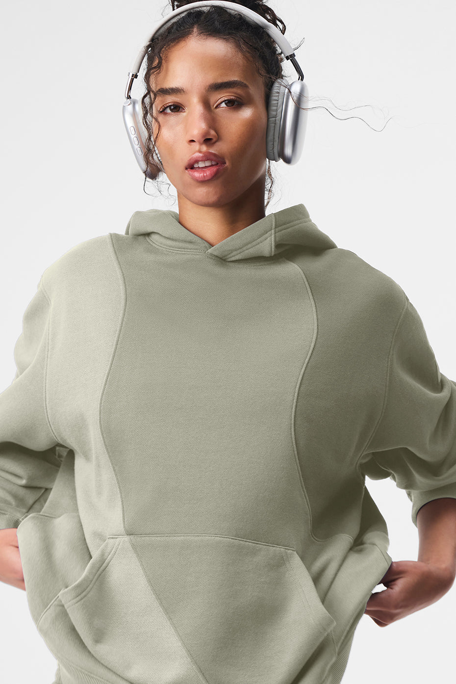 Make Waves Hoodie - Limestone Tonal (U3039R)