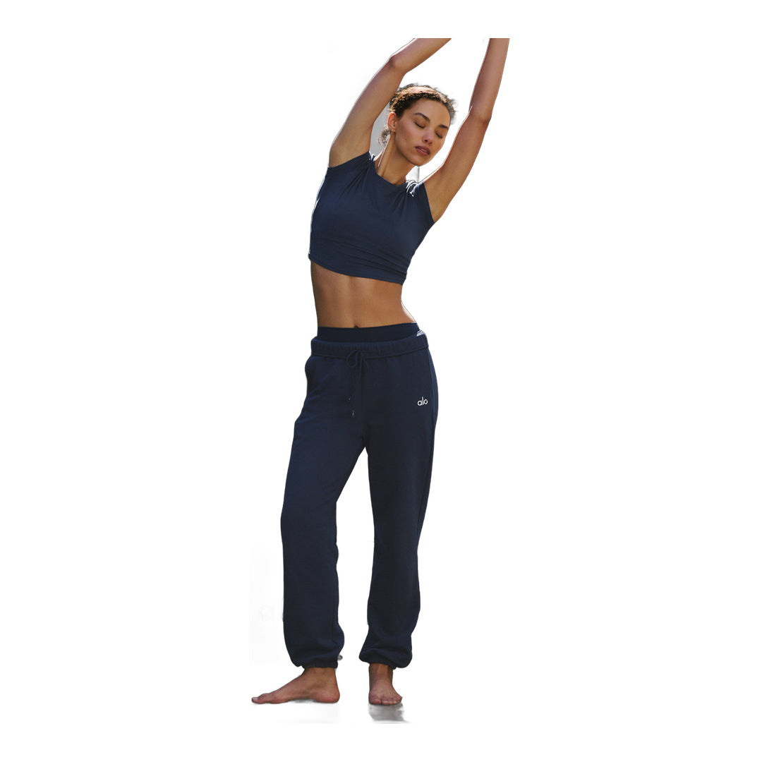 alo Accolade Sweatpant - Navy by Alo Yoga