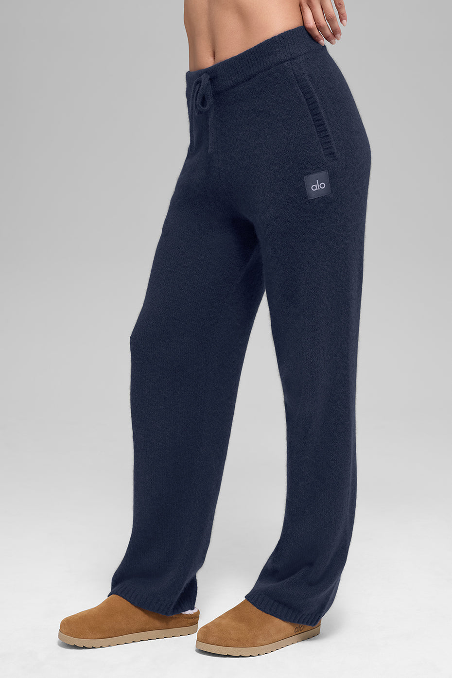 Wool Cashmere New Class Sweatpant - Navy (U5021R)