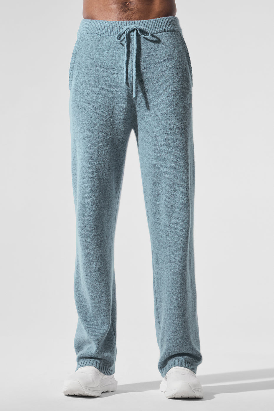 Wool Cashmere New Class Sweatpant - Celestial Blue Granite Heather (MENSU5021R)