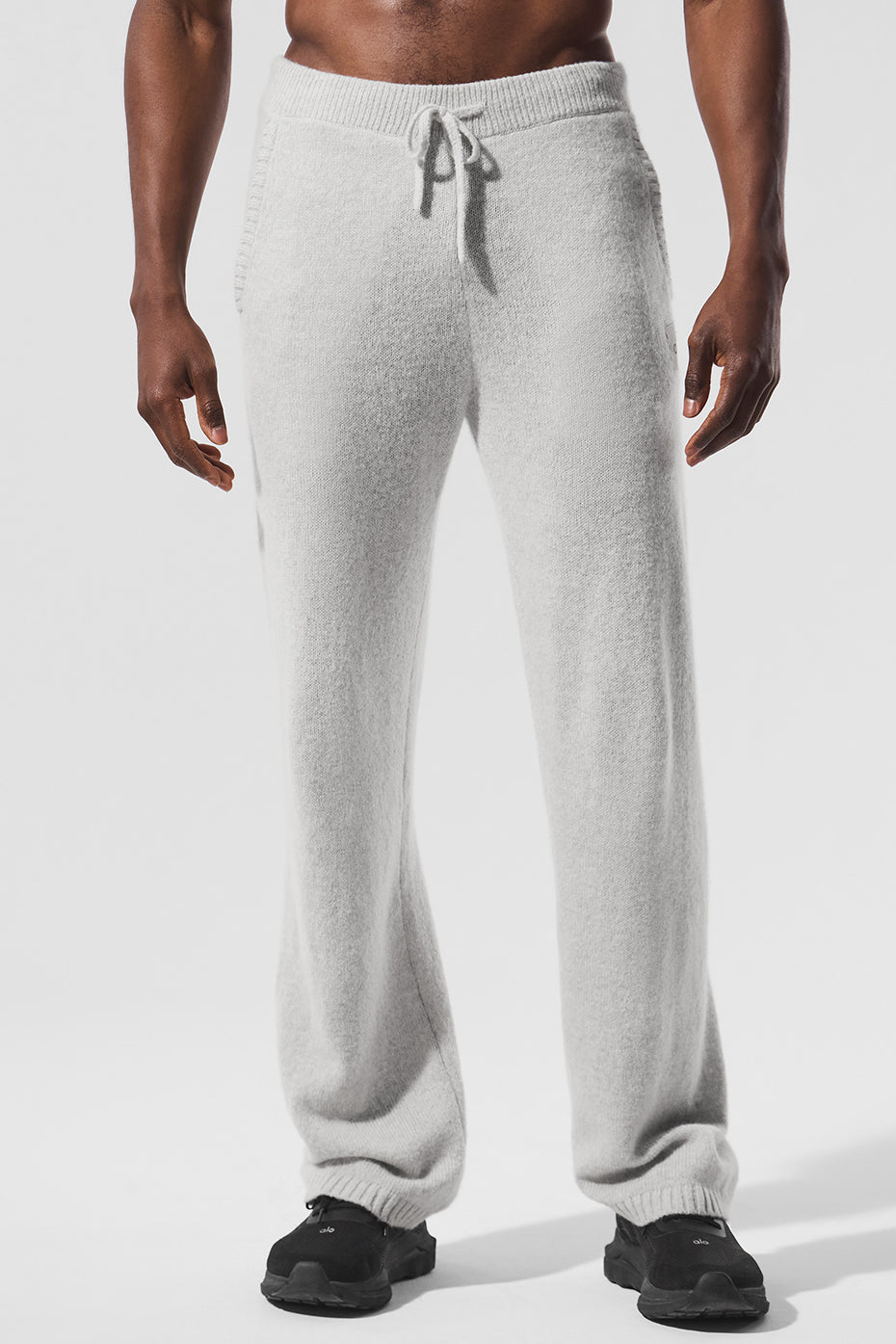 Wool Cashmere New Class Sweatpant - Pearl Grey Heather (MENSU5021R)