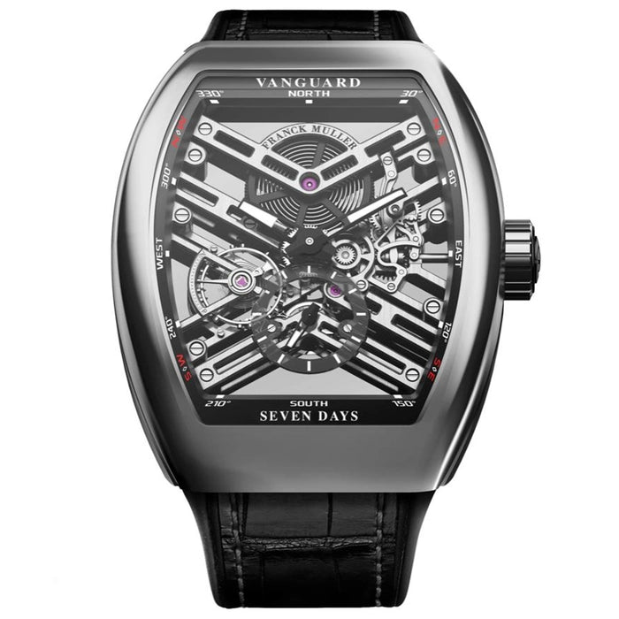 Men’s Franck Muller Vanguard V45 S6 SQT AC.NR Automatic Skeleton Watch