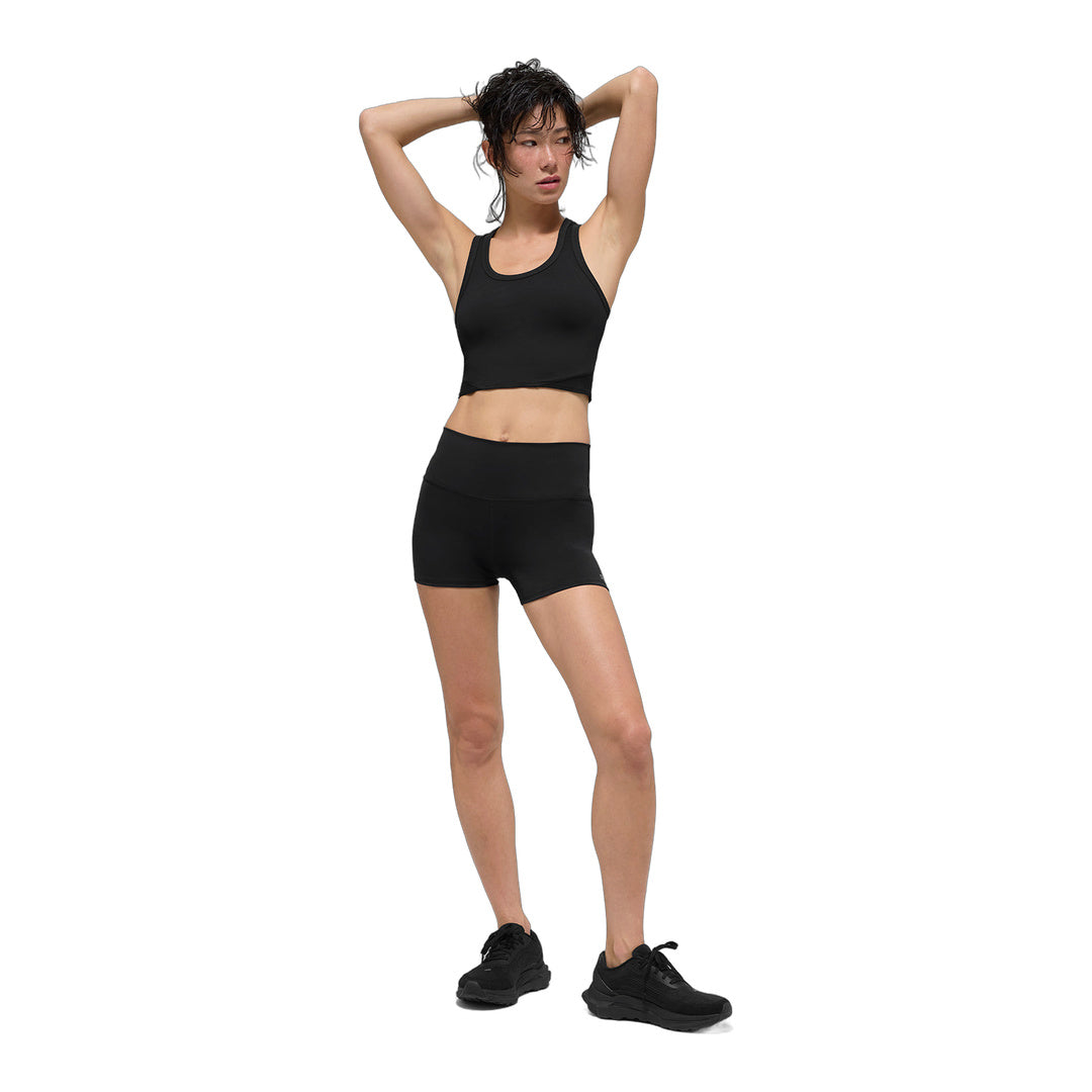alo Mesh Front Runner Tank - Black by Alo Yoga