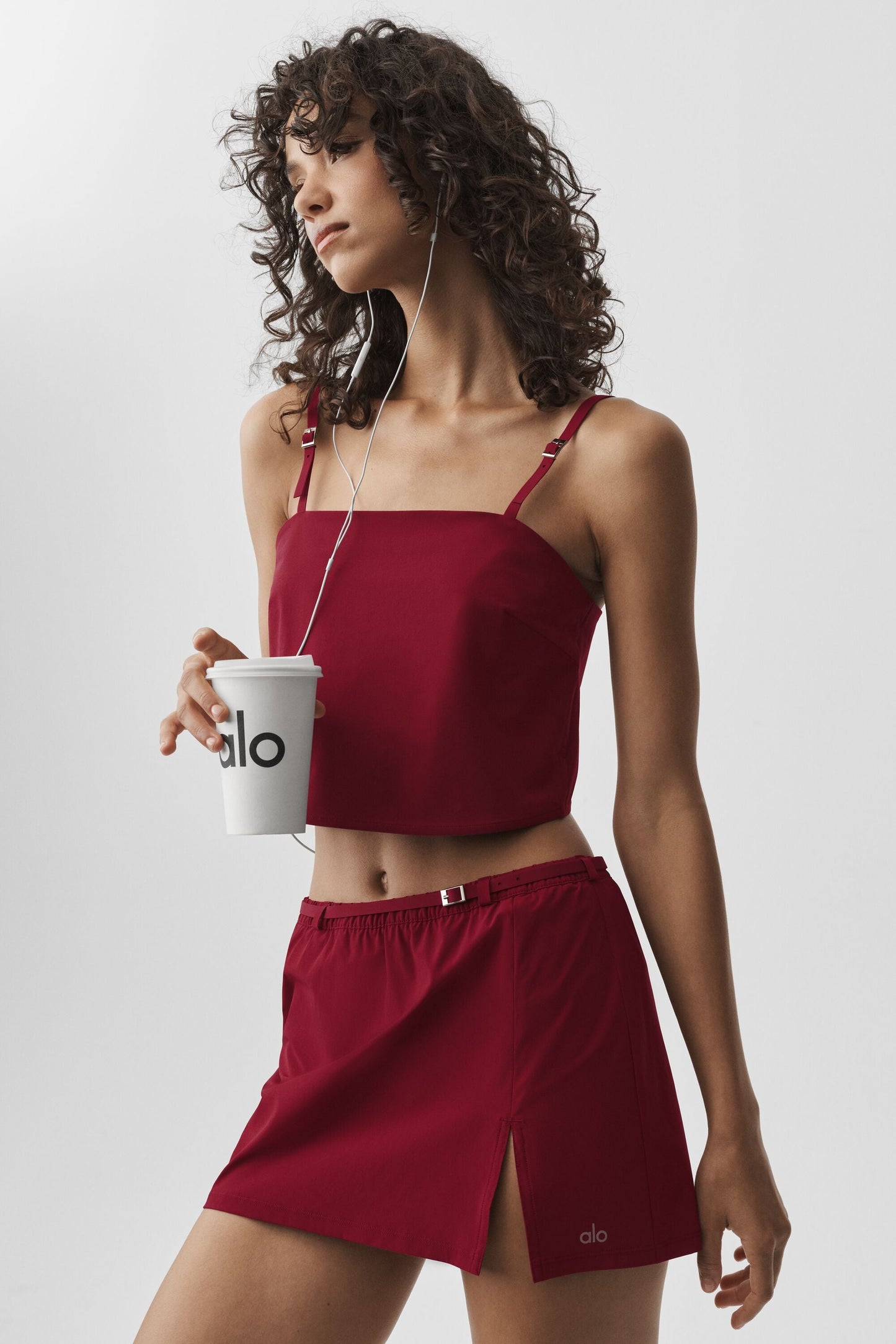 Cropped Connection Tank - Summer Romance Red (W2836R)
