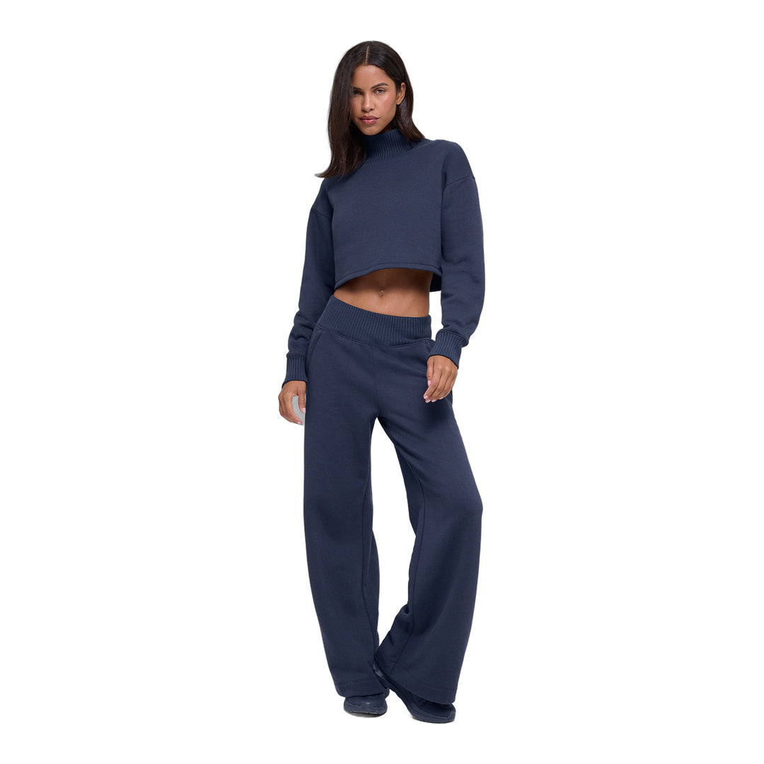 alo Cropped Serenity Coverup - Navy by Alo Yoga
