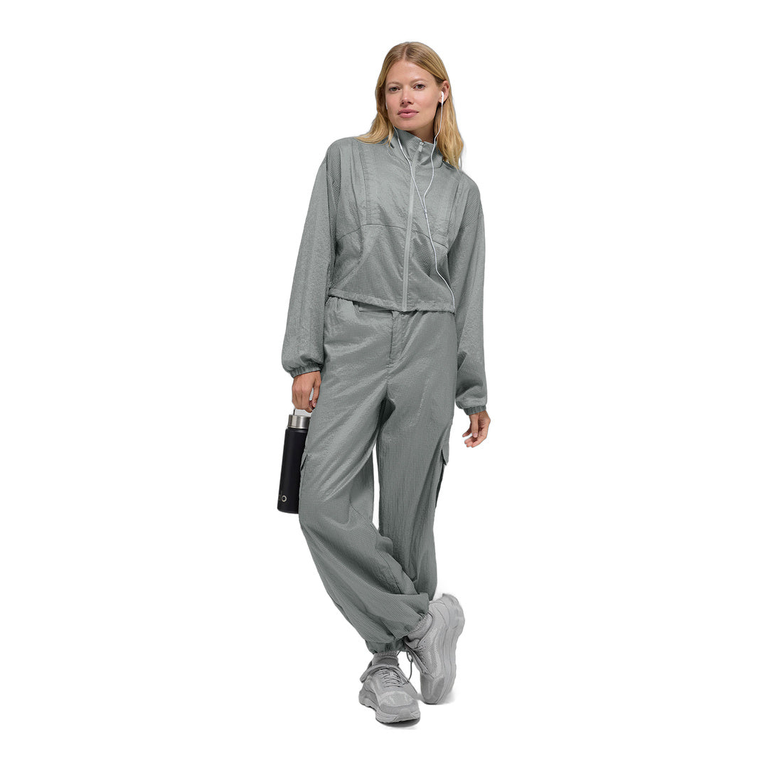 alo Game Time Full Zip Jacket - Lunar Grey by Alo Yoga