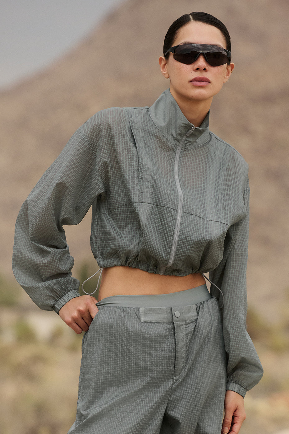 Game Time Full Zip Jacket - Lunar Grey (W3956R)