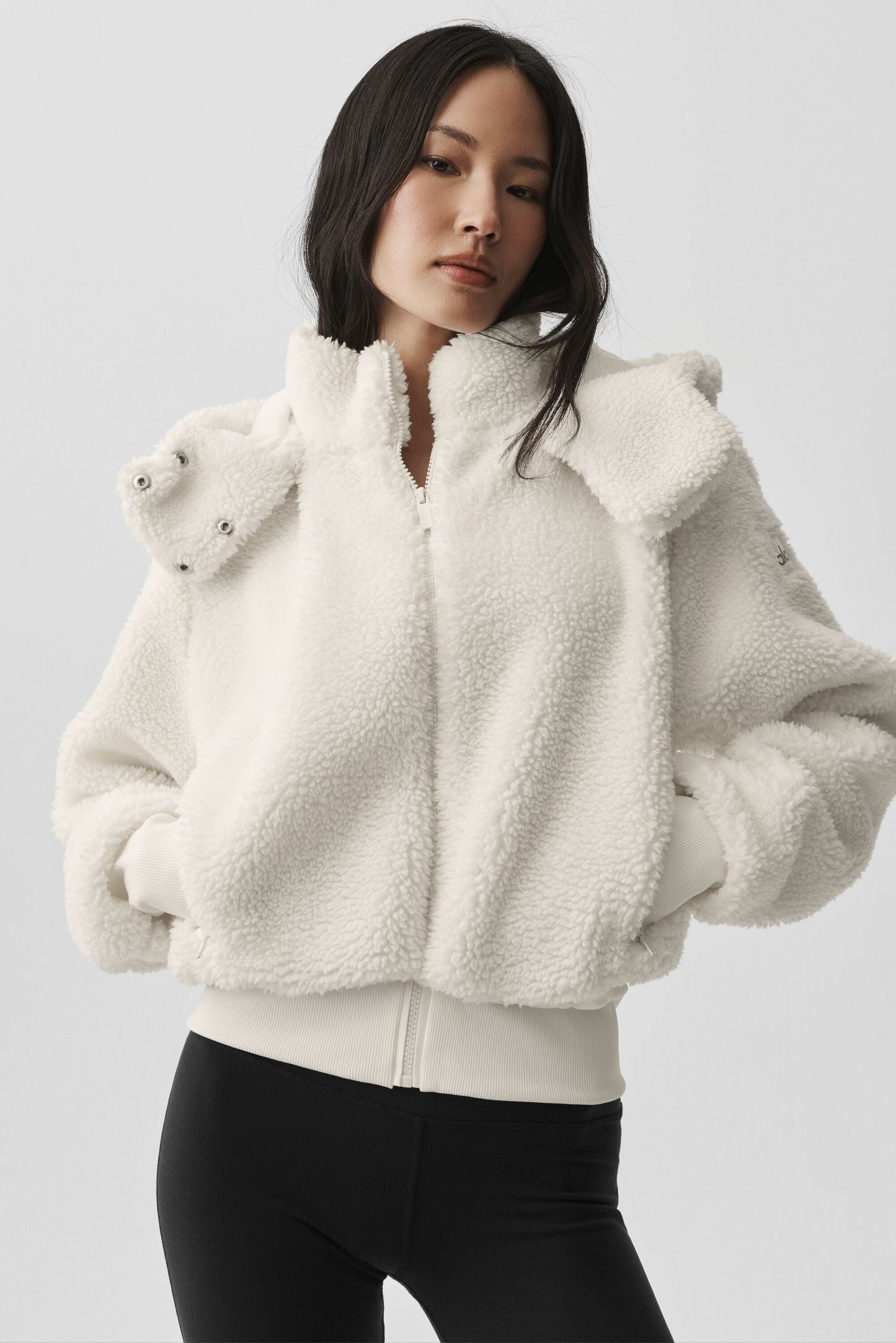 Foxy Sherpa Jacket - Ivory (W4313R)