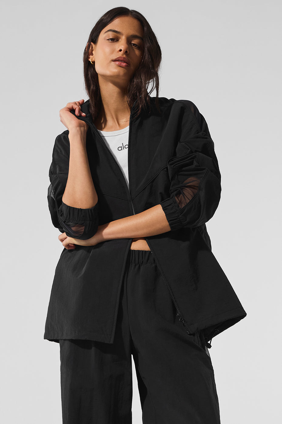 Origin Full-Zip Track Jacket - Black (W4656R)