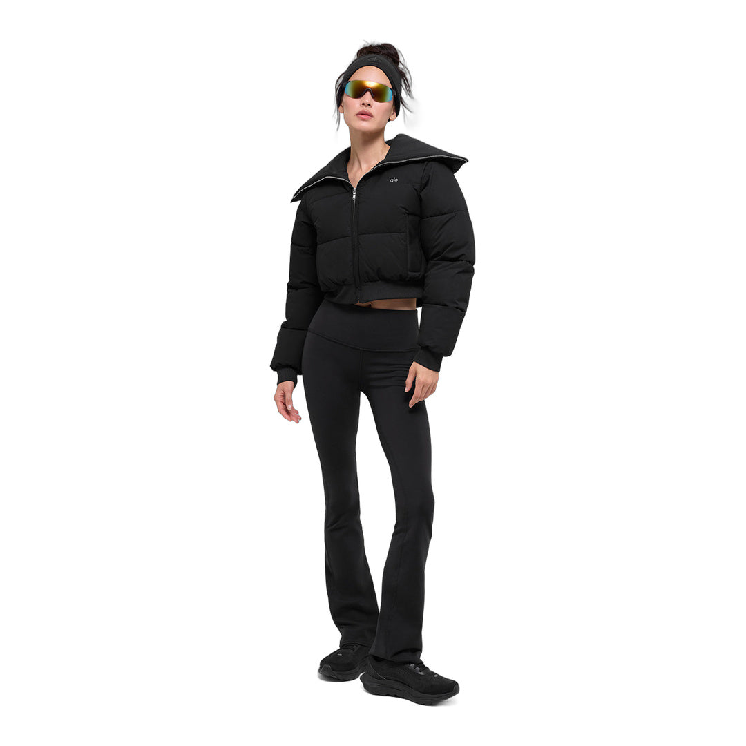 alo Captivate Puffer - Black by Alo Yoga