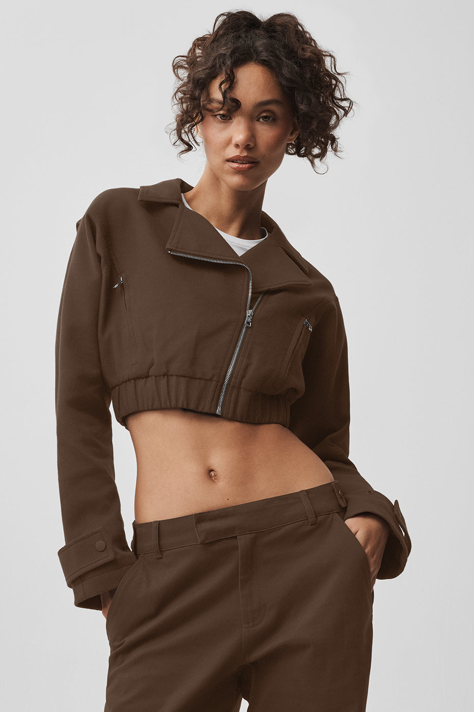 Cropped Cosmopolitan Jacket - Espresso (W4745R)