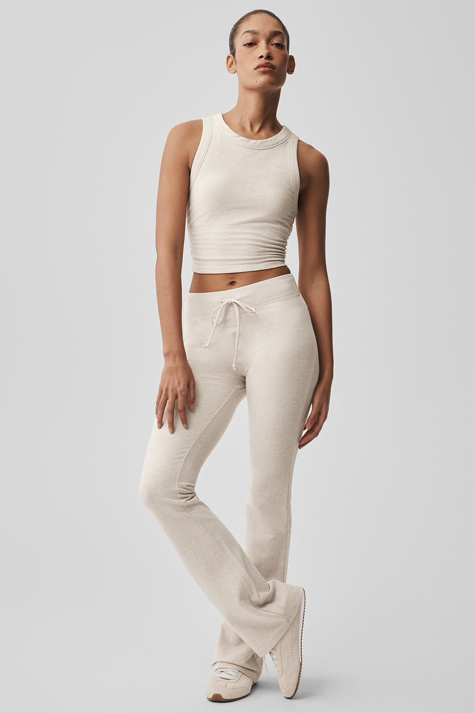 Sway Bootcut Sweatpant - Oatmeal Heather (W51304R)