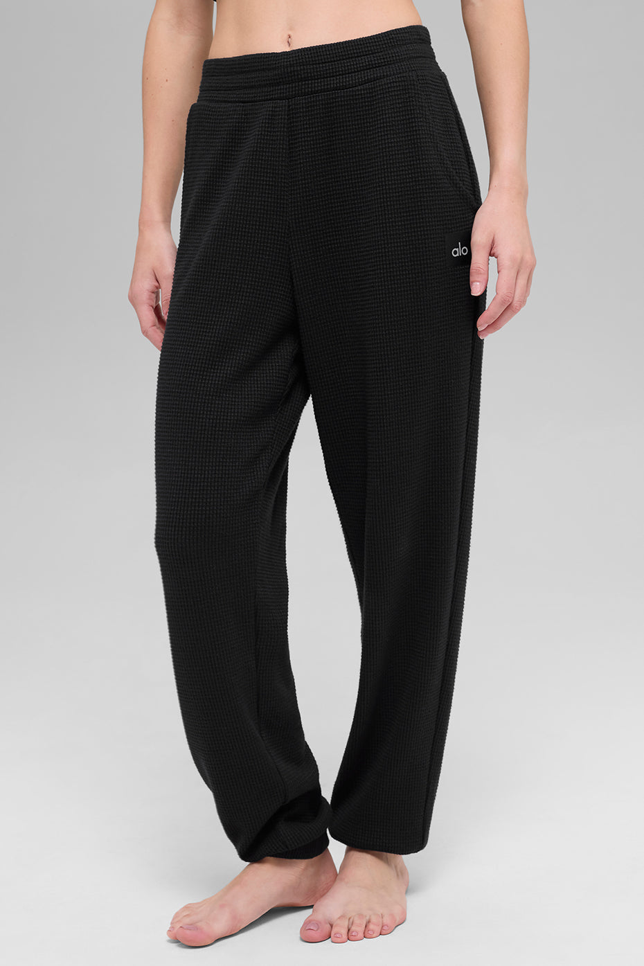 Waffle Weekend Escape Jogger - Black (W51369R)