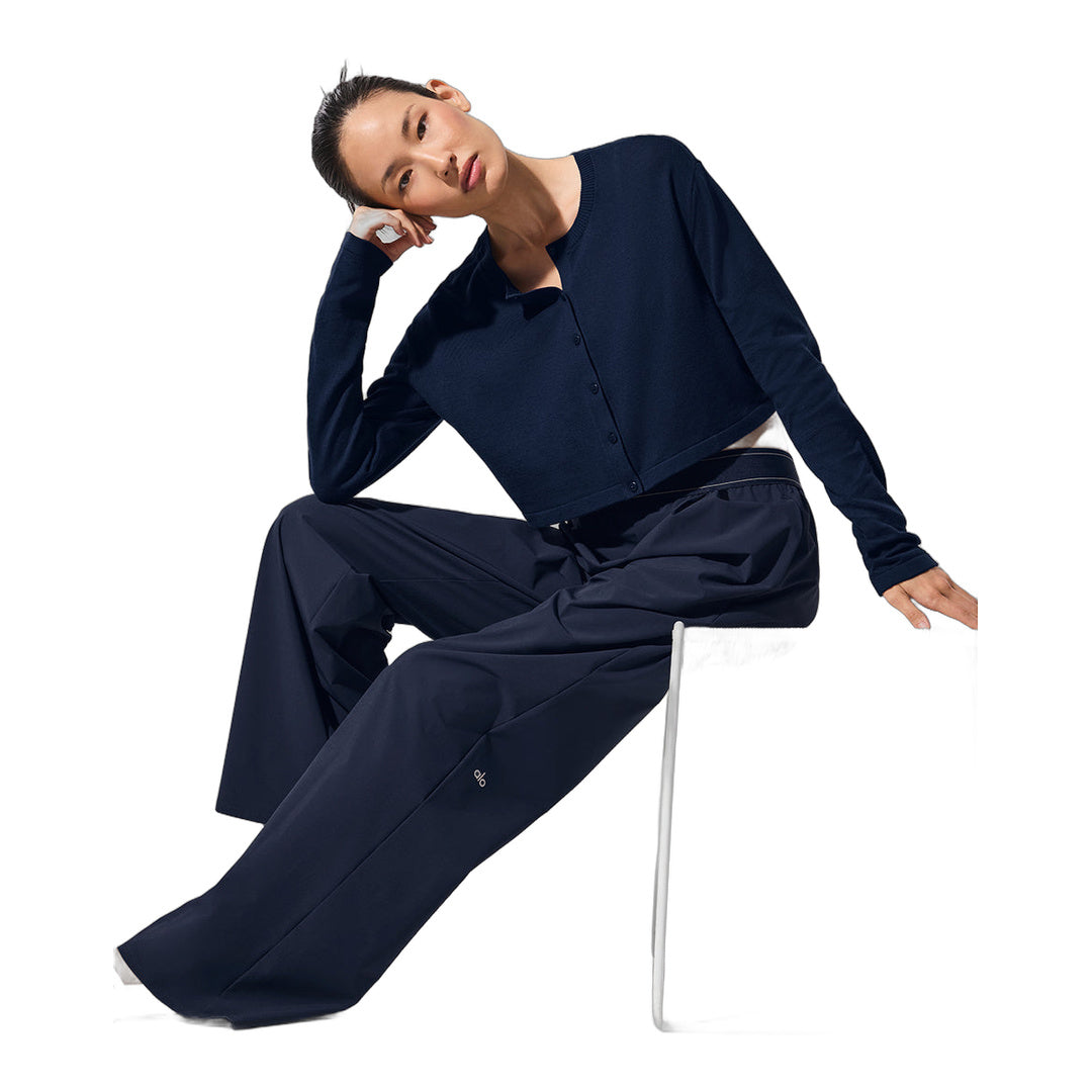 alo Suit Up Trouser (Long) - Navy by Alo Yoga