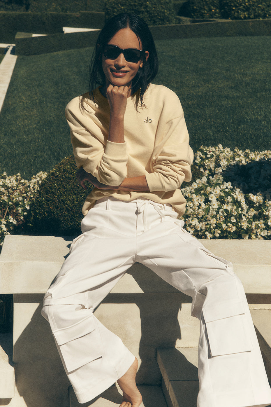 Mid-Rise Scout Cargo Pant - Ivory (W54277R)