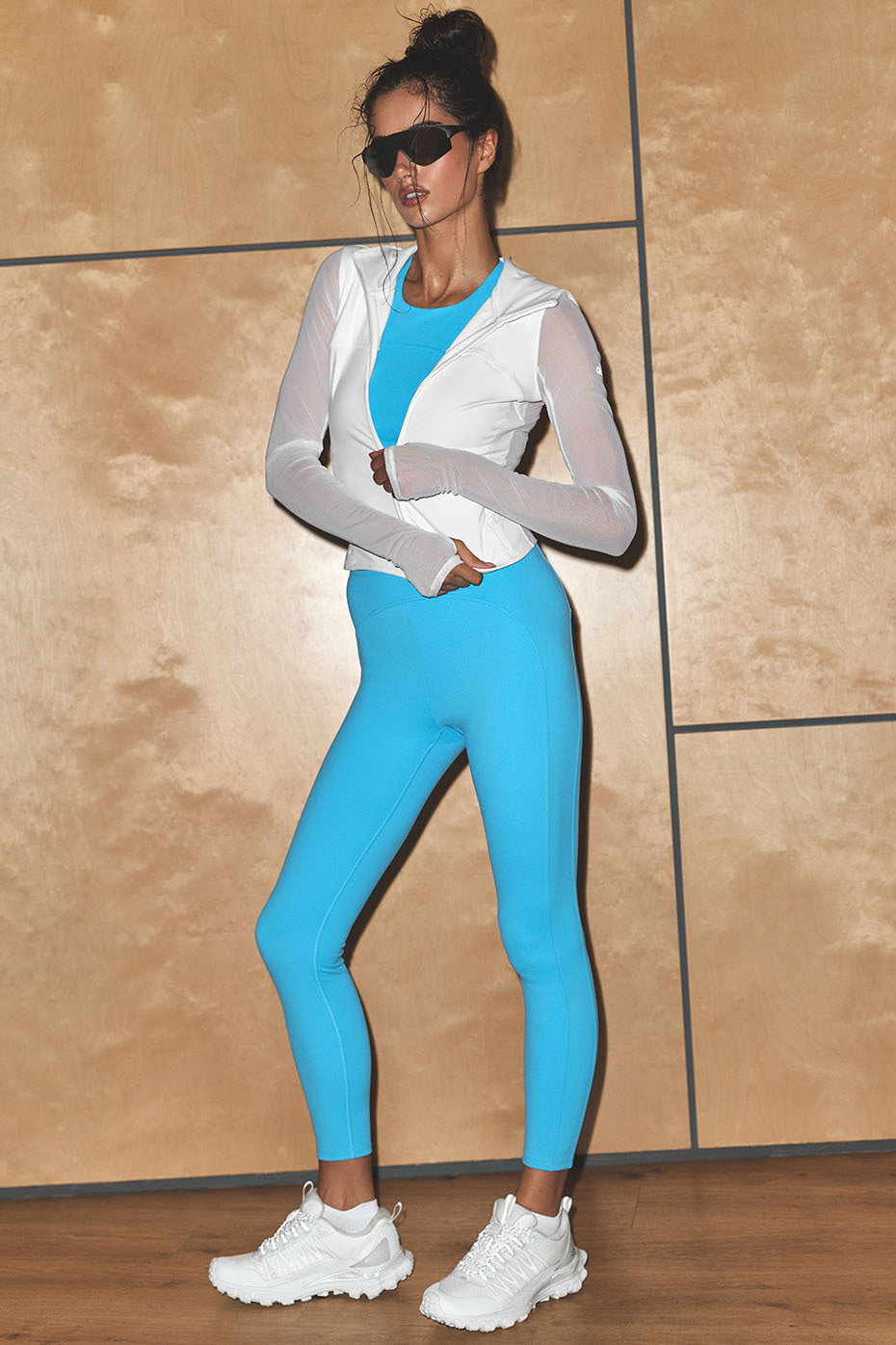 ALO Softsculpt High-Waist 7/8 Superset Legging - Azure Blue (W54348R)