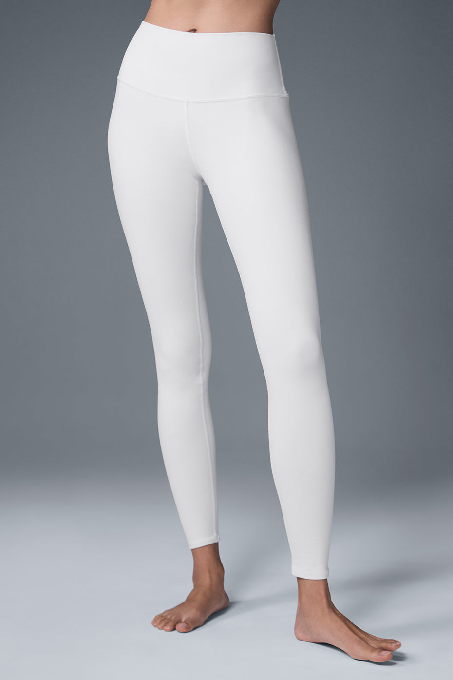 High-Waist Airbrush Legging - White (W5473R)