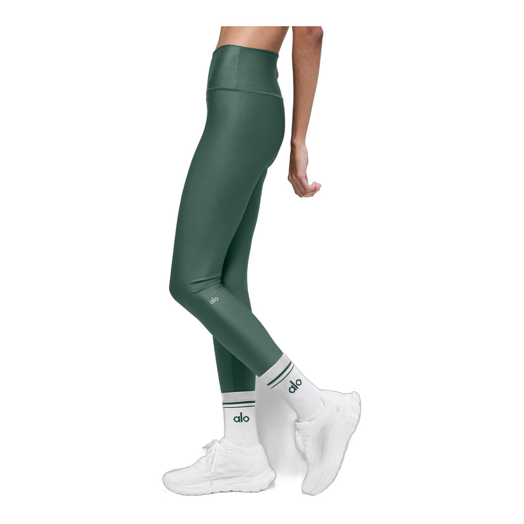 alo High-Waist Airlift Legging - Clover Green by Alo Yoga