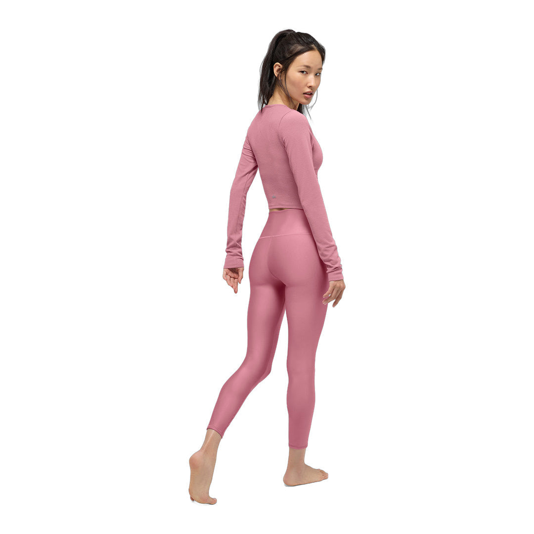 alo 7/8 High-Waist Airlift Legging - Pink Wild Rose by Alo Yoga