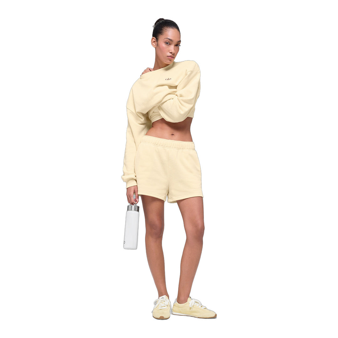 alo Accolade Short - Candlelight Yellow by Alo Yoga