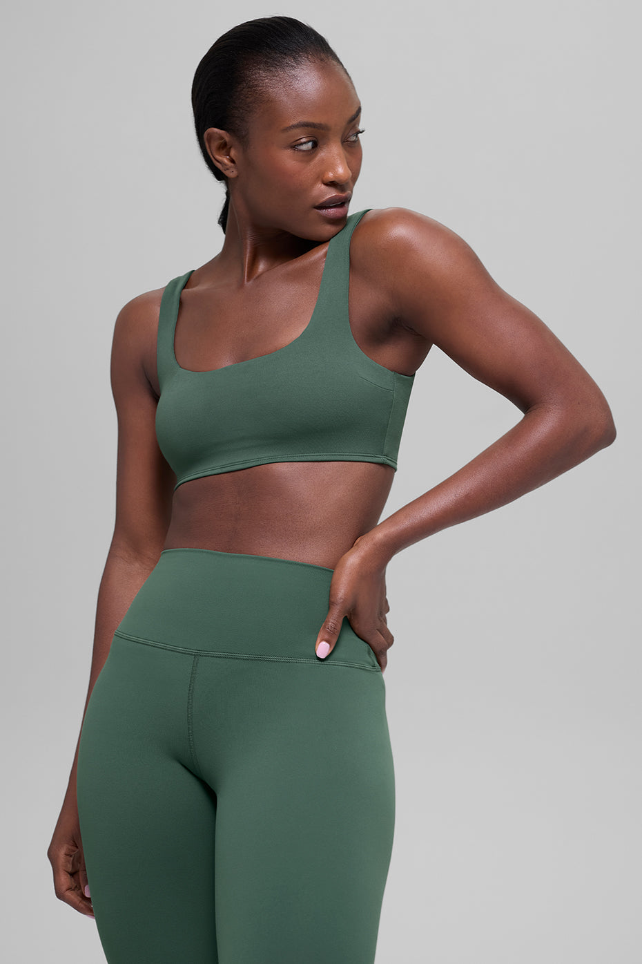 ALO Softsculpt Precision Bra - Clover Green (W9858R)