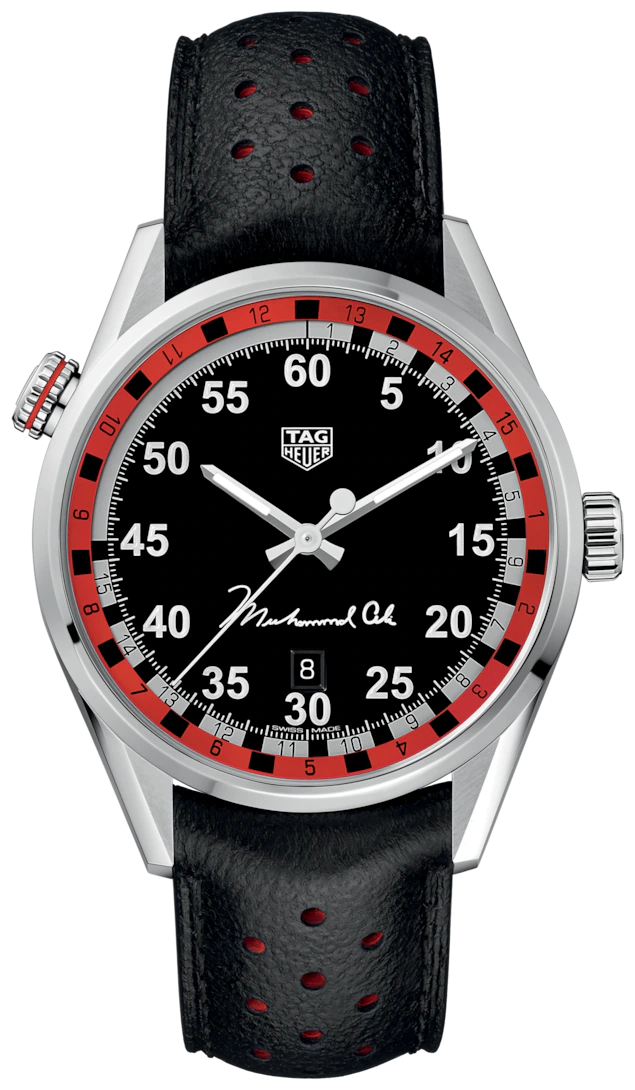 TAG Heuer Carrera Muhammed Ali Special Limited Edition Mens Watch 43mm Steel WAR2A11.FC6337