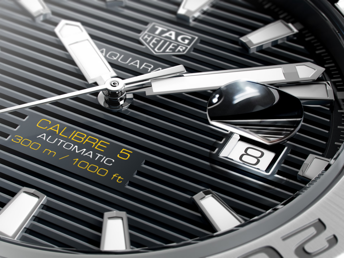 TAG Heuer Aquaracer Automatic Black Dial Steel