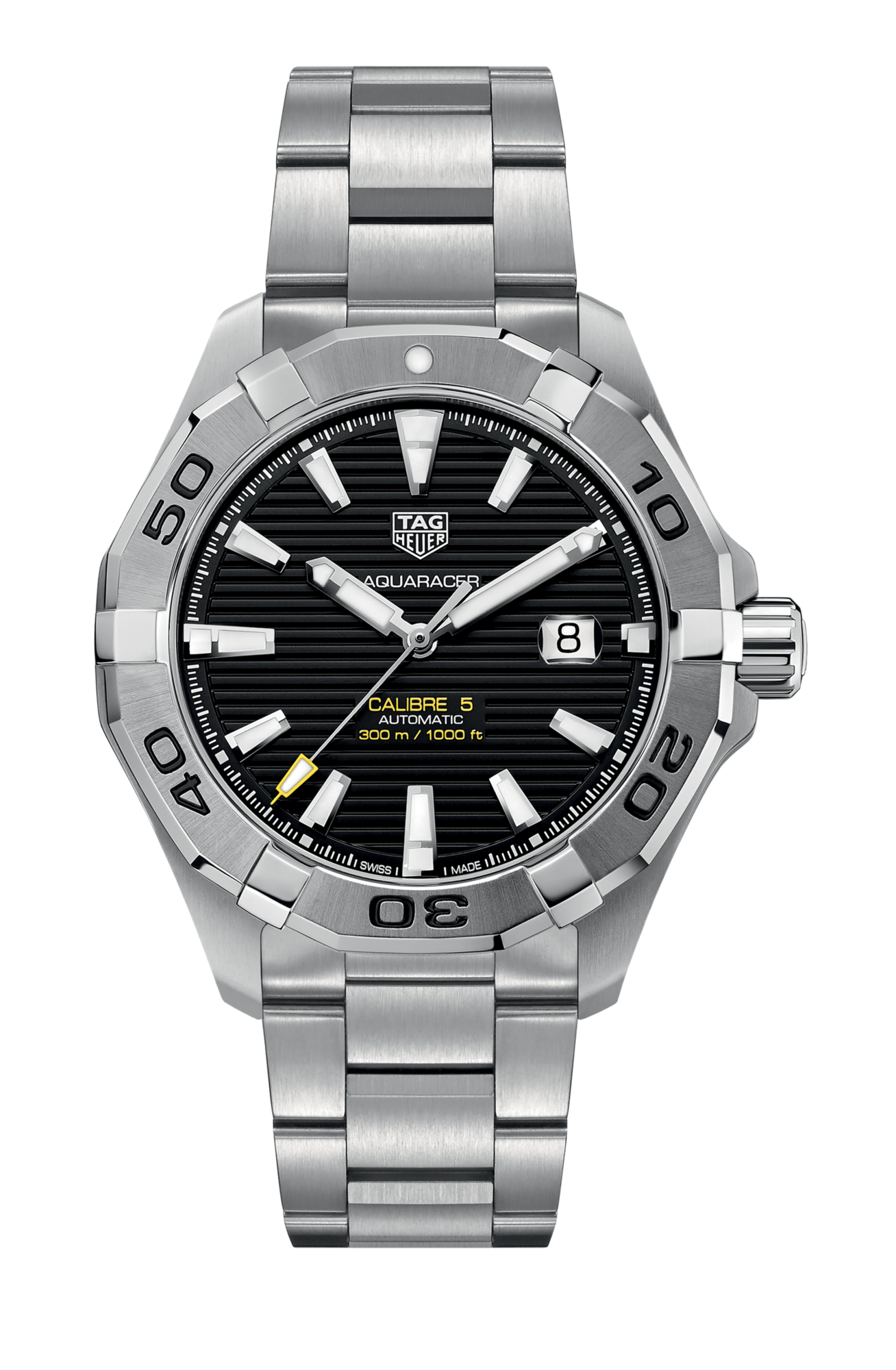 TAG Heuer Aquaracer Automatic Black Dial Steel